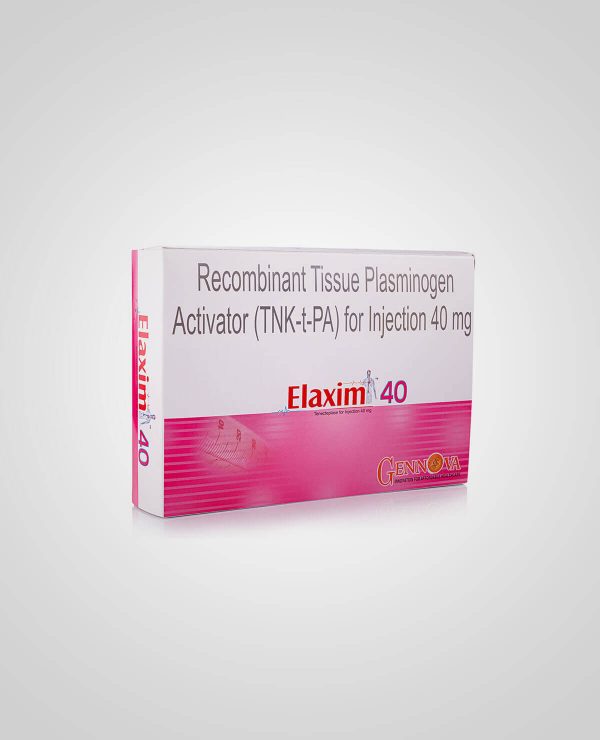 ELAXIM 40 (Recombinant Tissue Plasminogen Activator (TNK-t-PA)-40mg