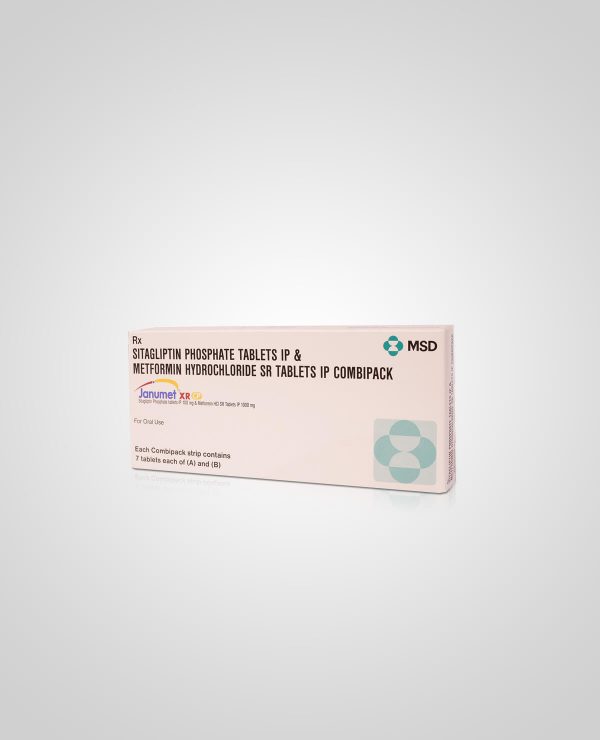 JANUMET XR CP (Sitagliptin Phosphate & Metformin Hydrochloride SR Combipack)